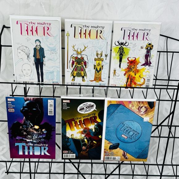 Mighty Thor 1-3 9 10 12 Lot Volume 3 Jane Foster Design Variants Mjolnir Origin - Picture 1 of 5